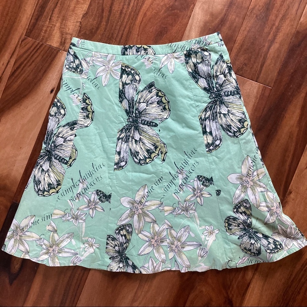 Ann Taylor Butterfly Skirt